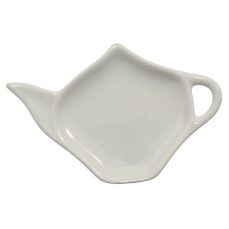 Spodek niekapek do herbaty czajniczek biały